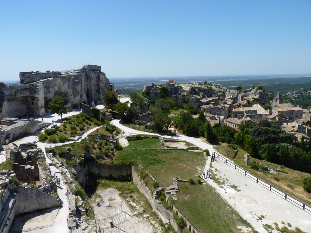 Visit the village of Les Baux de Provençe