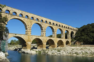 Visit the historic Pont du Gard